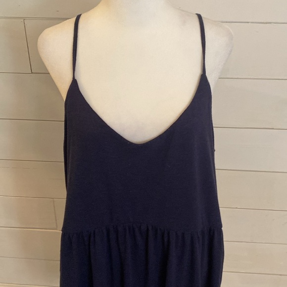 Old Navy dark blue Spagehetti strap sundress. Size XLT. Adjustable straps. - Picture 4 of 15